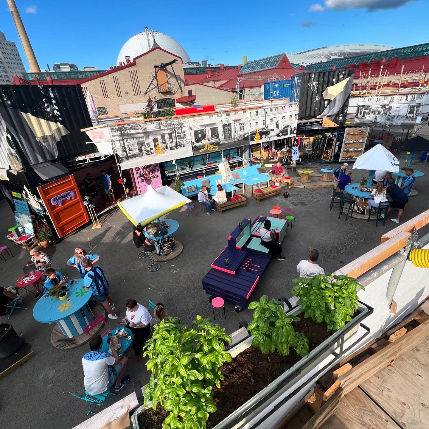 Nu blir det dagsfest i stans nya containerpark – fri entré och fokus på basmusik