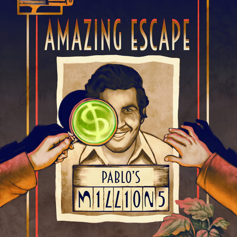 Pablos Miljoner – Bild från Amazing Escape Rooms Stockholm av Anton A. (2023-03-09)