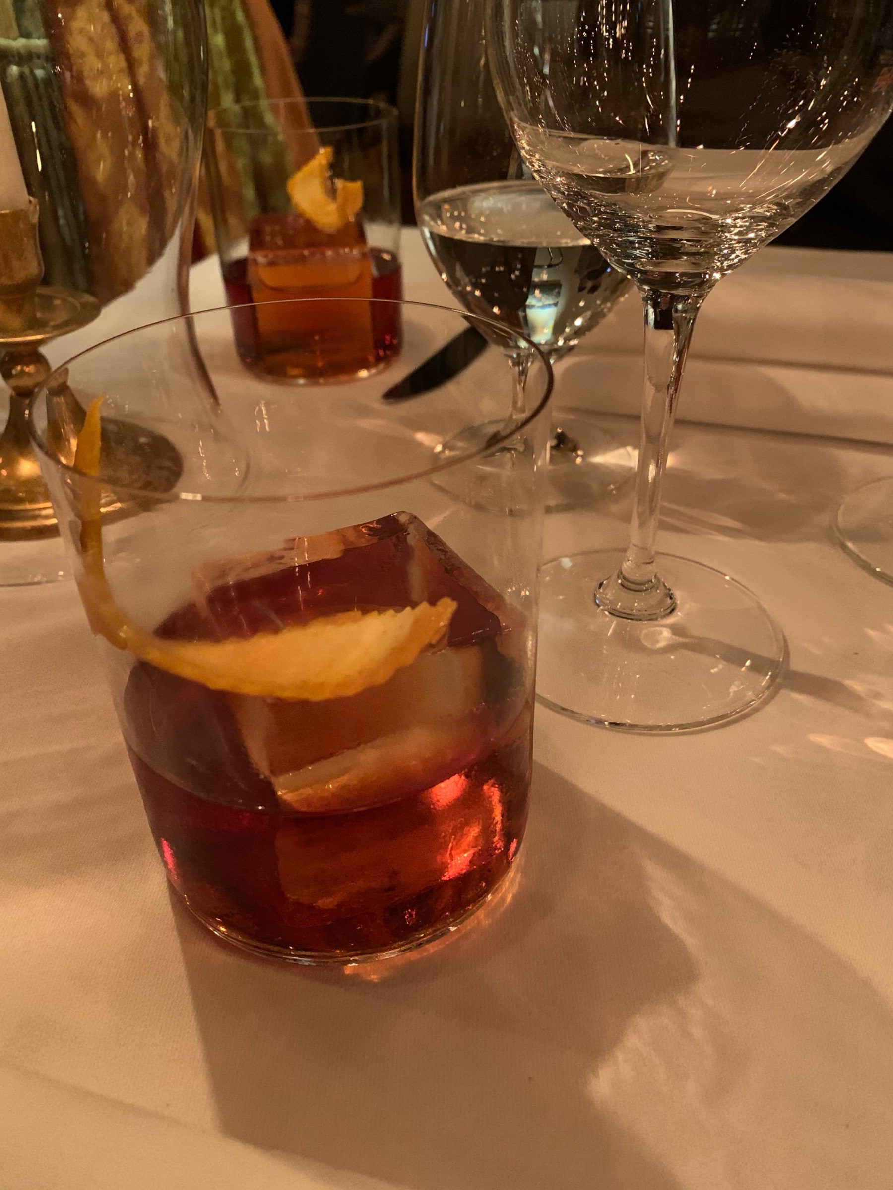 Negroni – Photo from Bakfickan Djuret by Alexandra L. (02/05/2020)