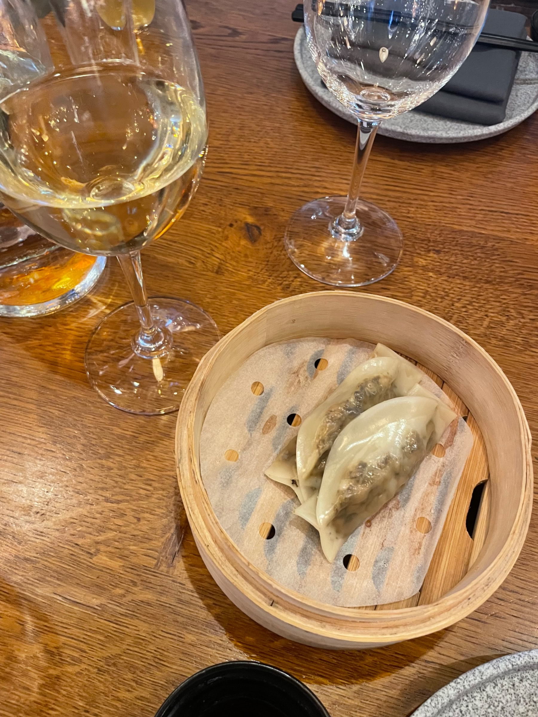 Dumplings med svamp – Photo from Berns Asiatiska by Melody L. (22/05/2022)