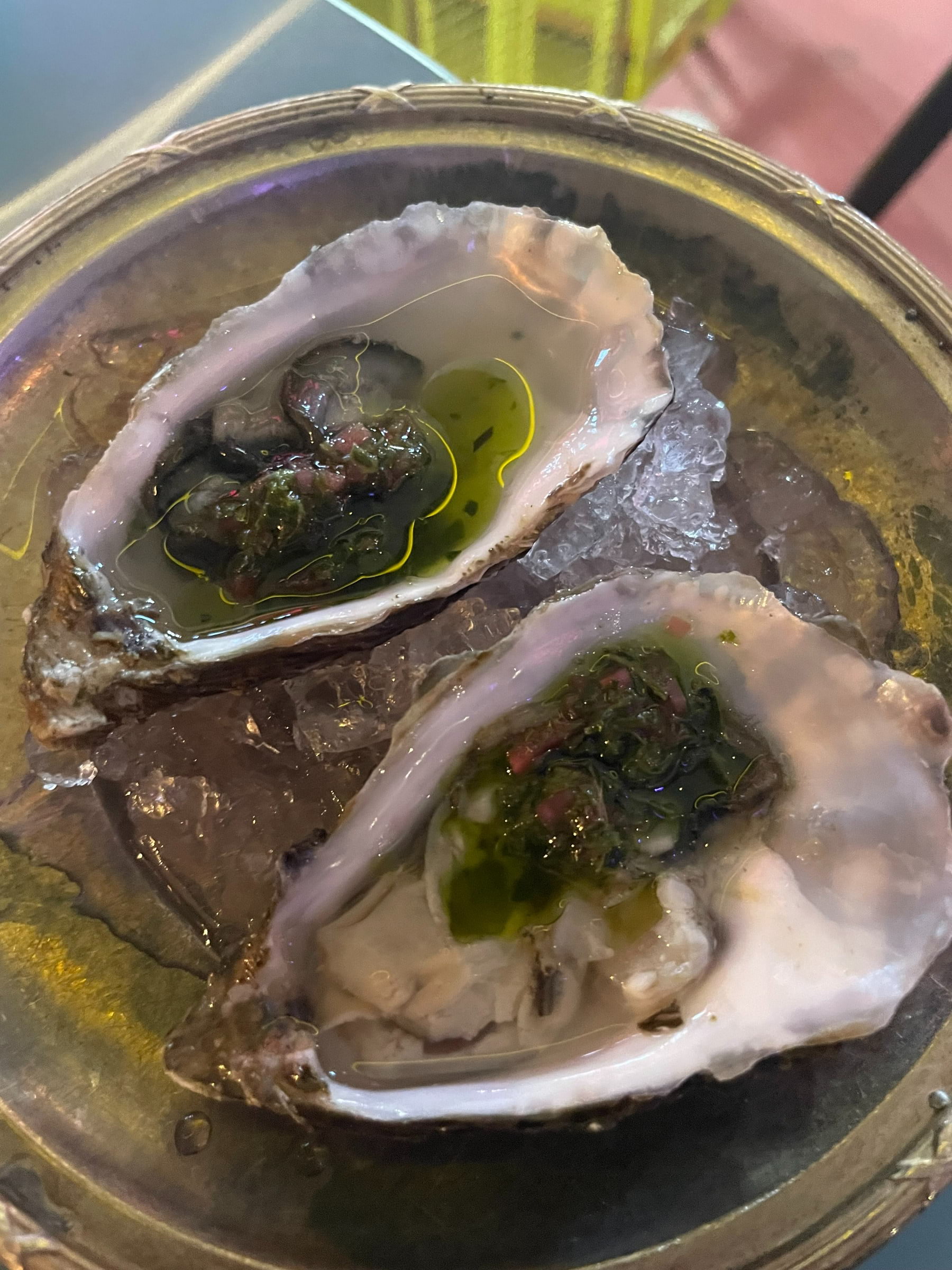 Ostron med chimichurri – Photo from Bistro Bananas by These S. (07/03/2022)