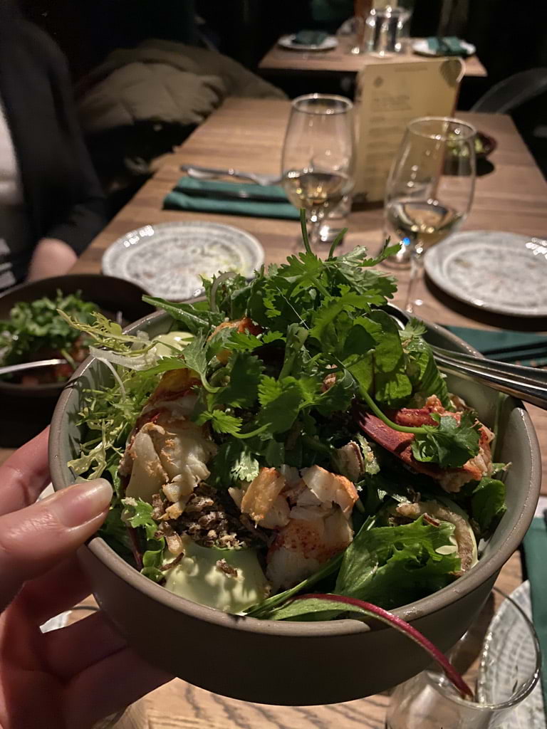 Hummersallad – Photo from Botánico by Sara K. (20/01/2023)