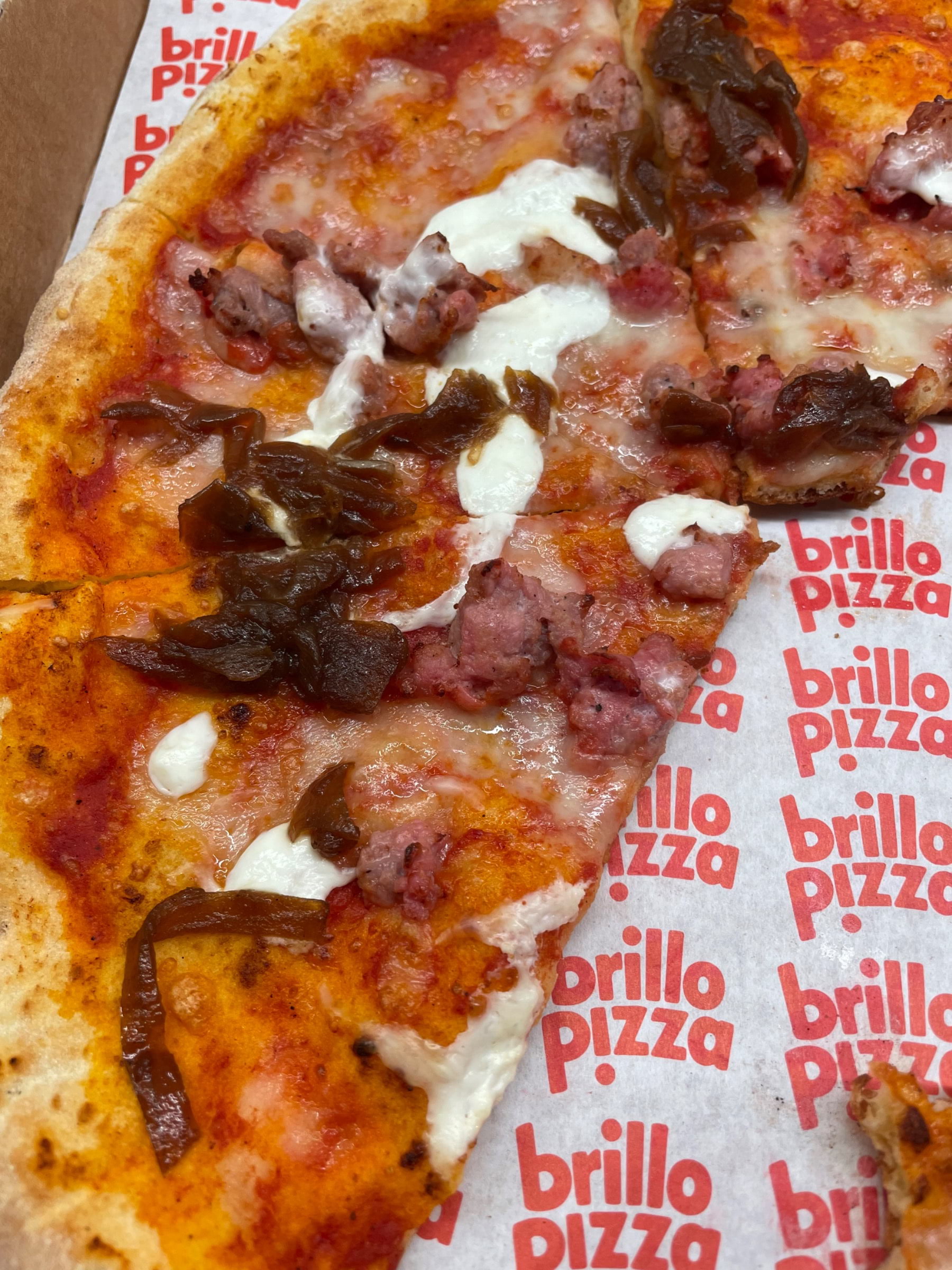 Chorizopizzan  – Bild från Brillo Pizza Östgötagatan av Hanna T. (2022-02-05)