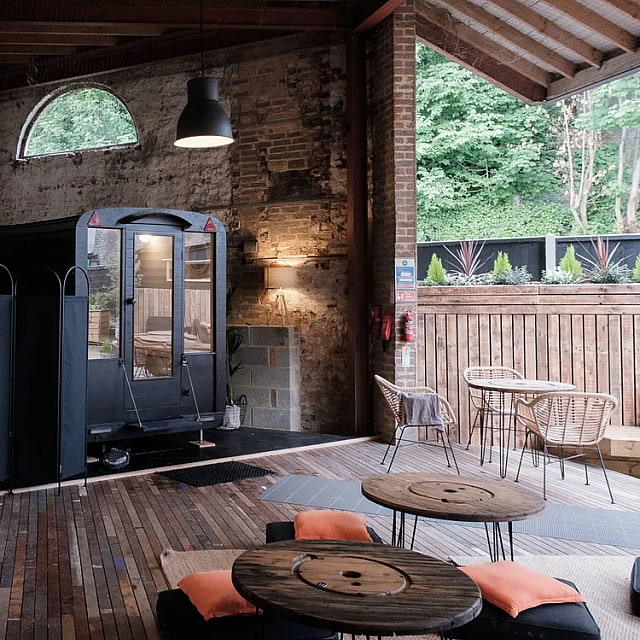 Luna Hut Sauna Café Brighton