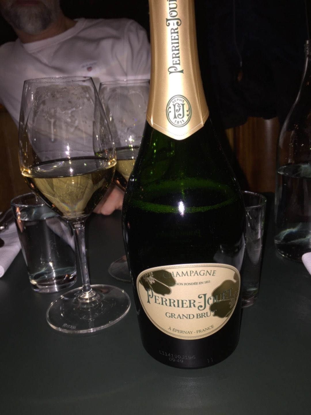 Kvällens champagne  – Bild från Calle P av Katrine L. (2020-02-22)