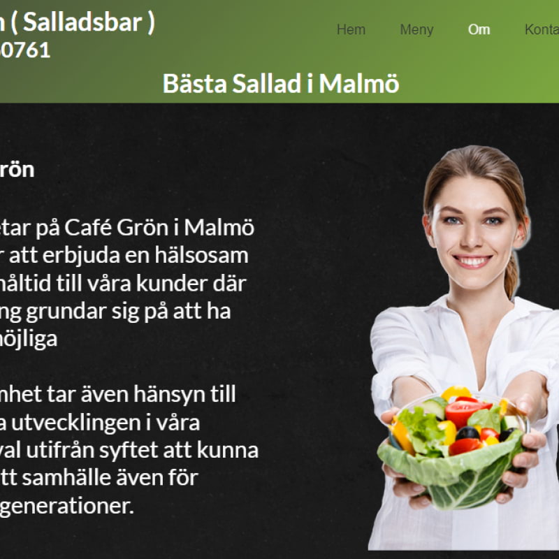 Salladsbar , Cafe Grön 200 , Möllevångsgatan 30 A – Bild från Café Grön av Mohammadreza S.
