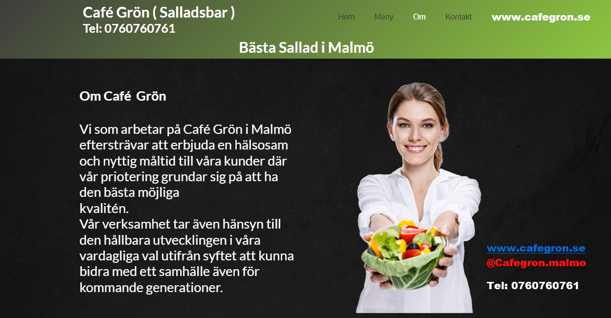 Salladsbar , Cafe Grön 200 , Möllevångsgatan 30 A – Bild från Café Grön av Mohammadreza S. (2022-03-23)