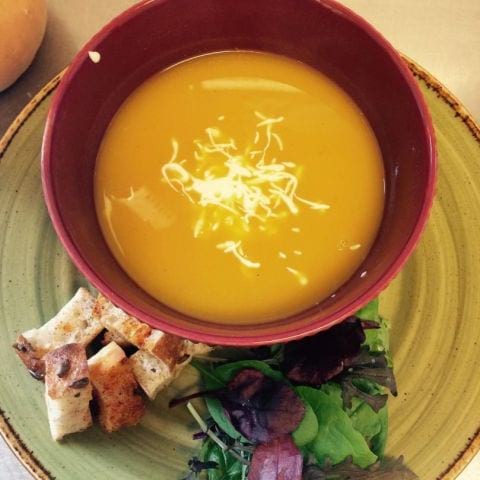 Pumpasoppa &ndash; Bild fr&aring;n Caf&eacute; Knus av Maria&nbsp;S. (2019-10-13)