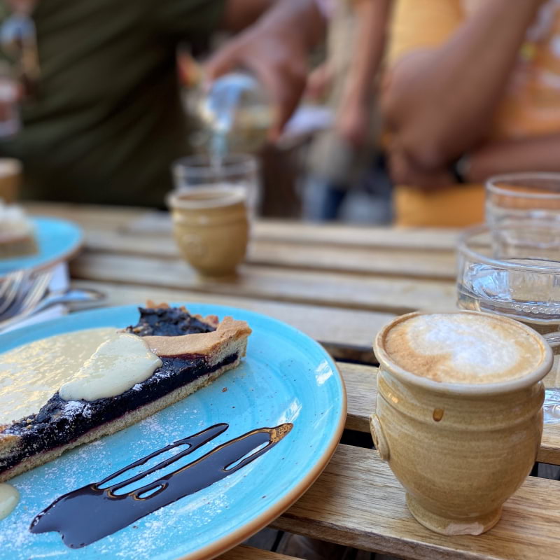 Cappuccino och latte – Photo from Chokladkoppen by Madiha S. (12/08/2020)