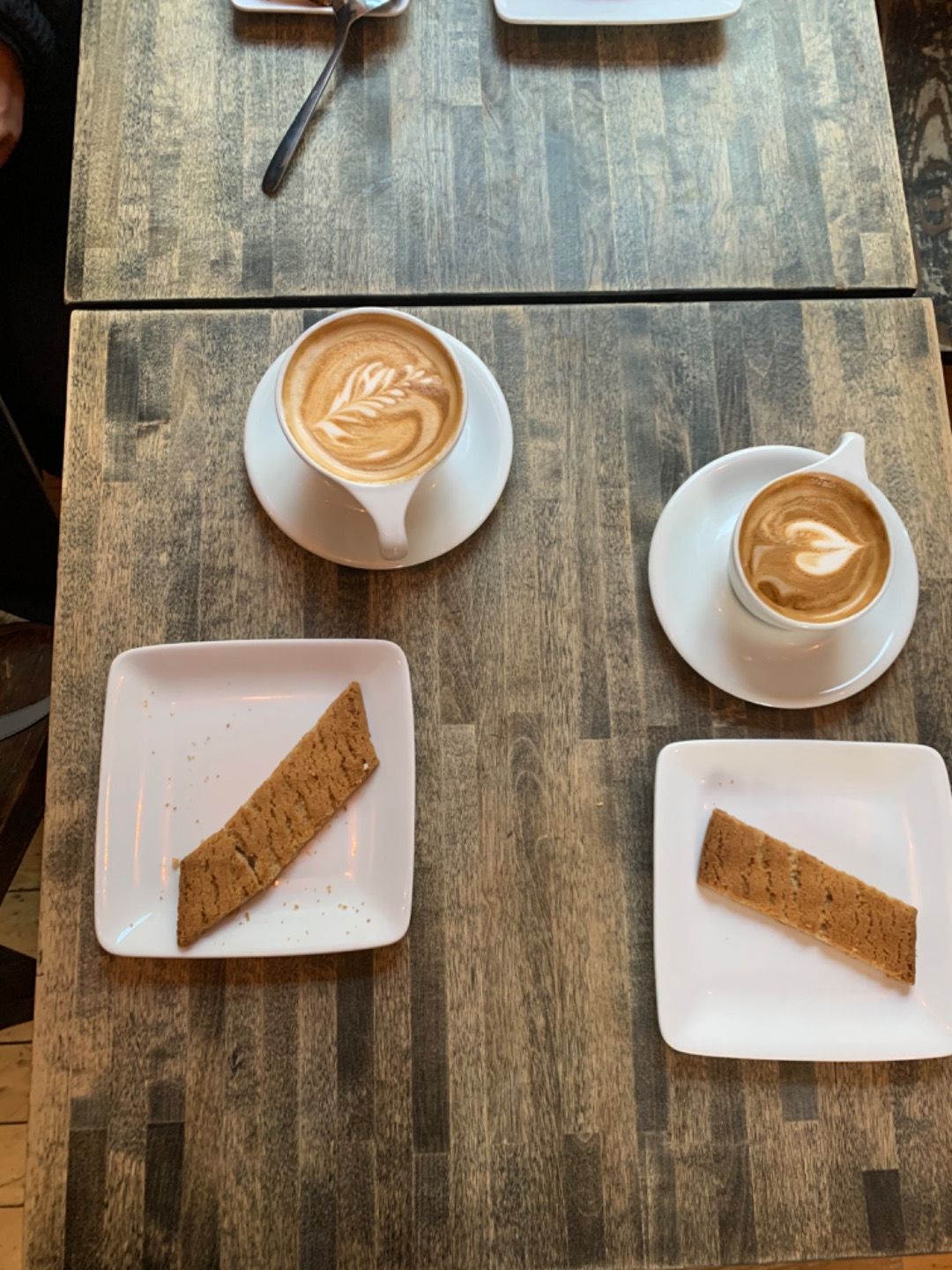 Kaffe och sirapskaka  – Bild från Da Matteo Vallgatan av Malin L. (2020-02-23)