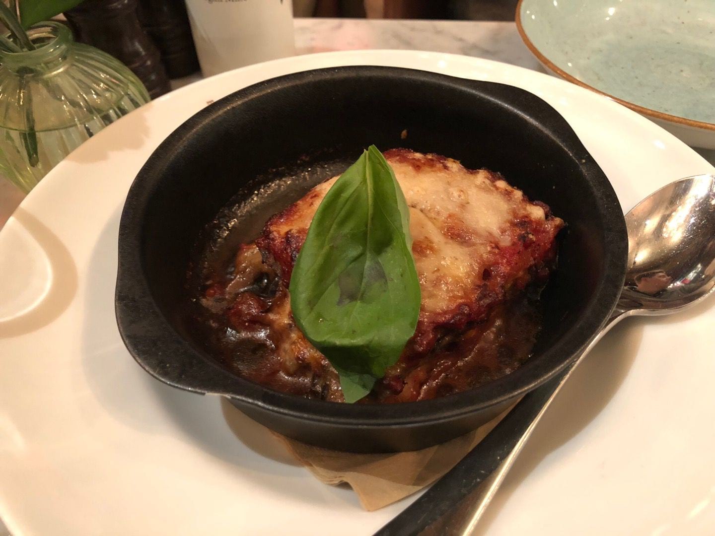 Aubergine Parmesan – Photo from Eataly by Agnes L. (14/05/2019)