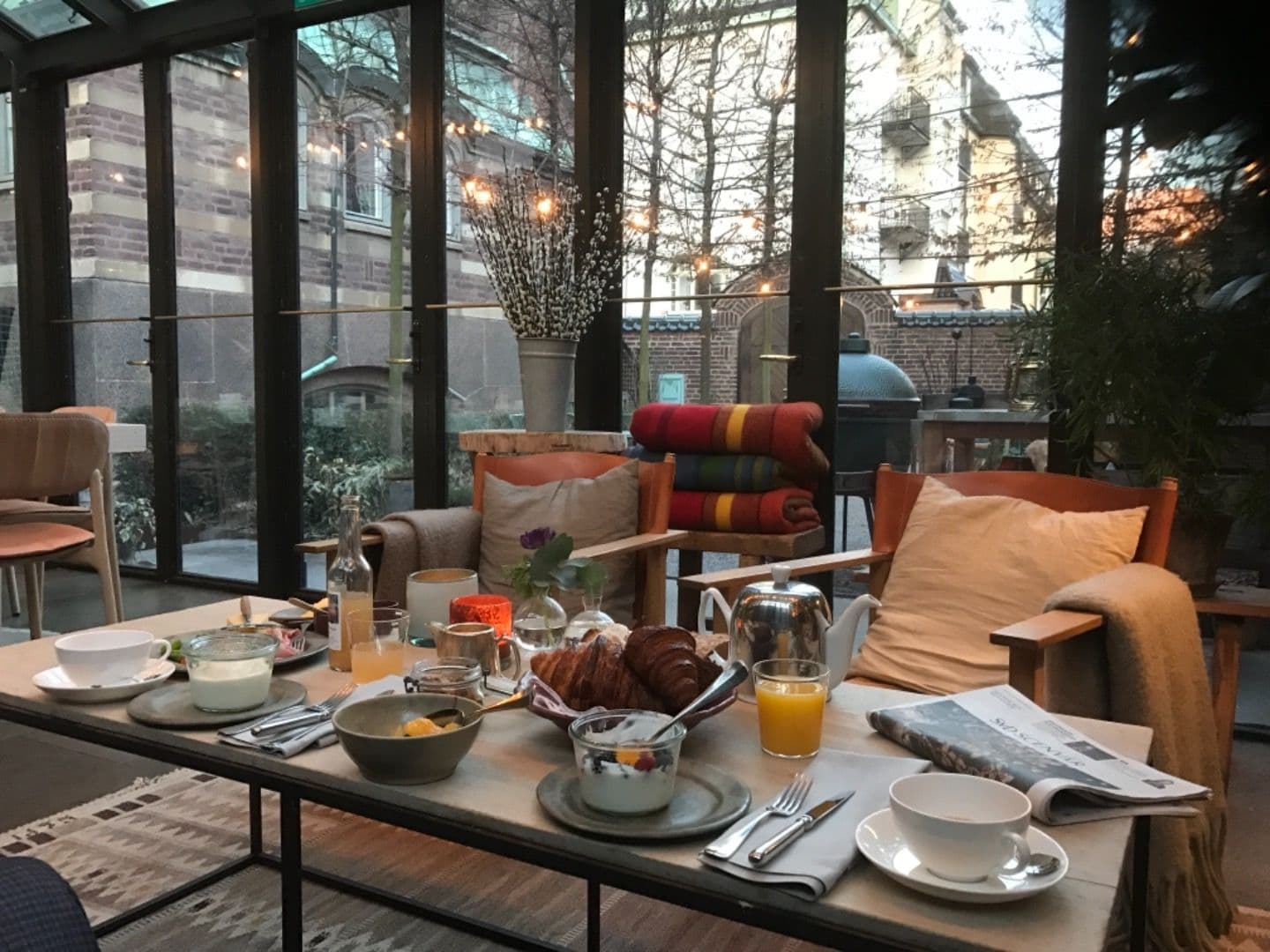 Frukost i orangeriet – Photo from Ett Hem by Malin L. (03/03/2018)