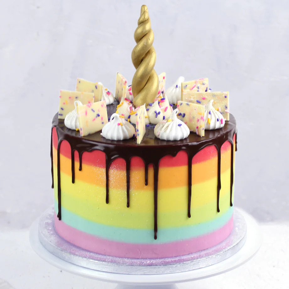Half birthday cake for party | Lily Vanilli Bakery London