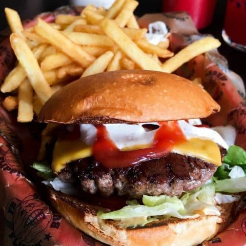 Bild från Flippin' Burgers Observatorie­gatan av Ida B. (2018-03-23)