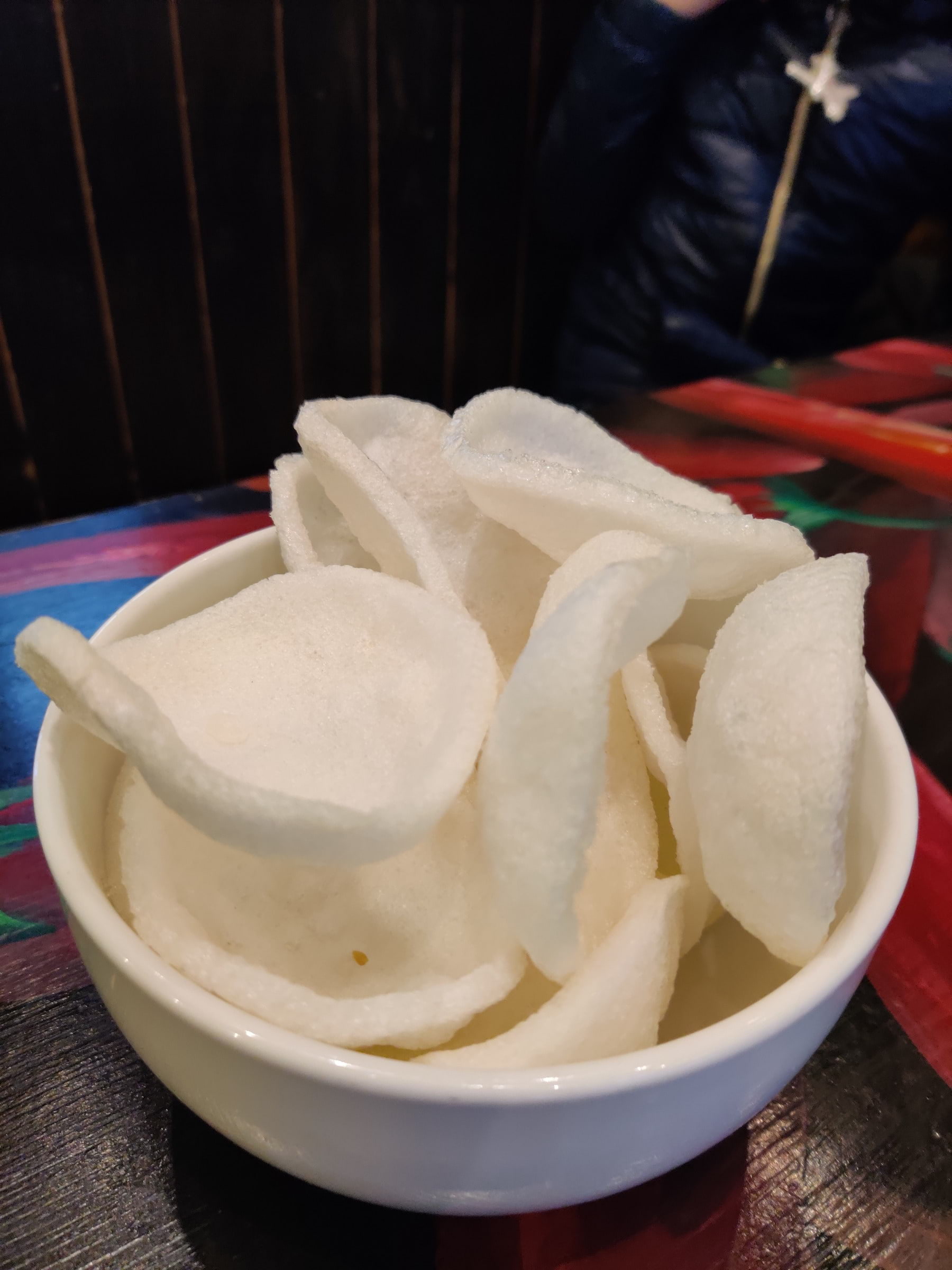 Papadum – Photo from Full Moon Wok Odenplan by Shahzad A. (30/03/2021)