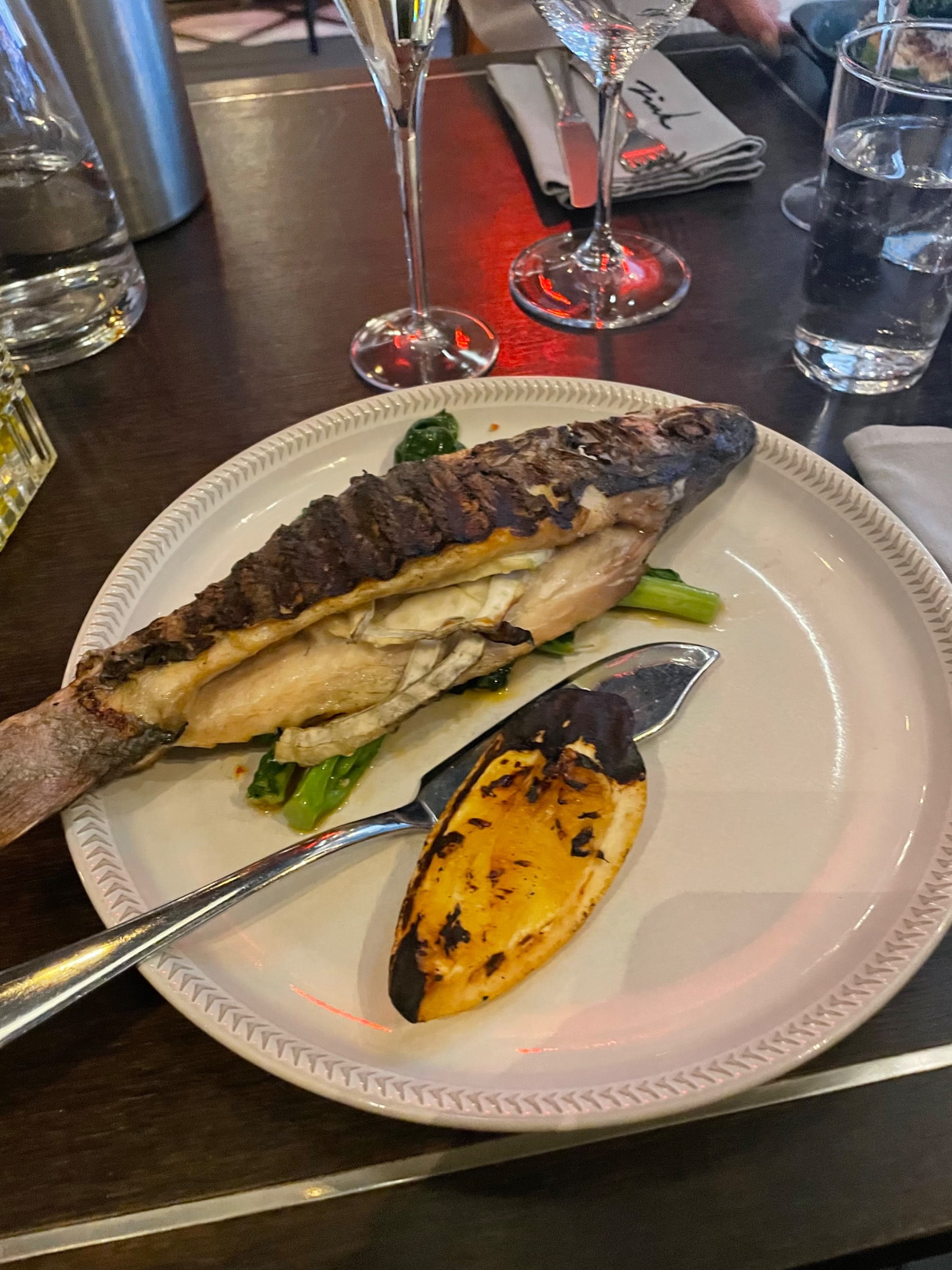 Sea bass – Photo from Zink Italian Cuisine by Jessica K. (29/04/2022)
