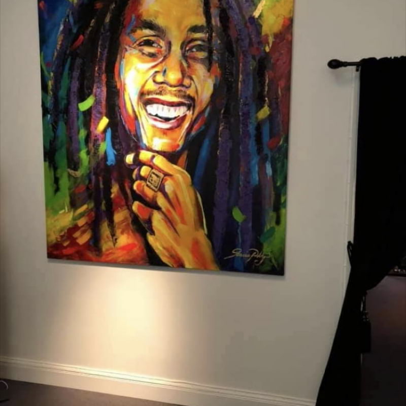 Bob Marley av Marie Plosjö hos Gallery86. – Photo from Gallery86 by Sandra S. (23/09/2020)