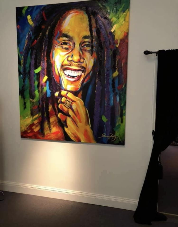 Bob Marley av Marie Plosjö hos Gallery86. – Bild från Gallery86 av Sandra S. (2020-09-23)