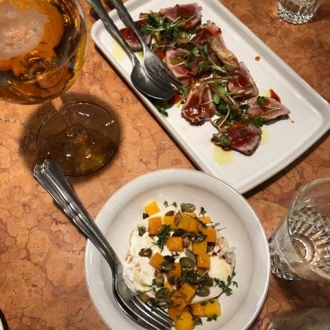 Tonfisk och burrata – Bild från Gastrotek Zink Italian Cuisine av Adam L. (2019-11-19)