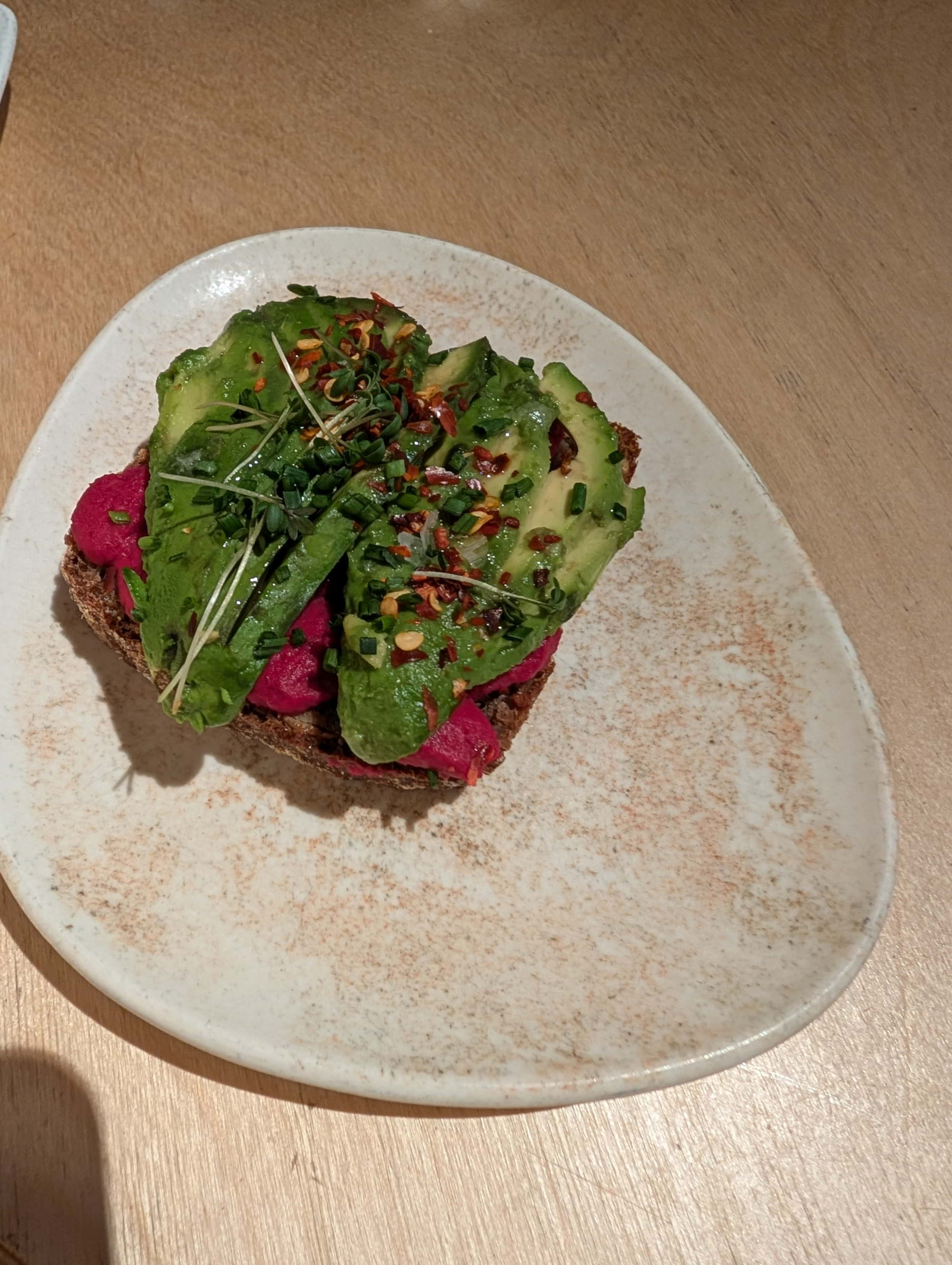 Avokado toast – Bild från Da Matteo Magasinsgatan av Doux E. (2026-04-07)