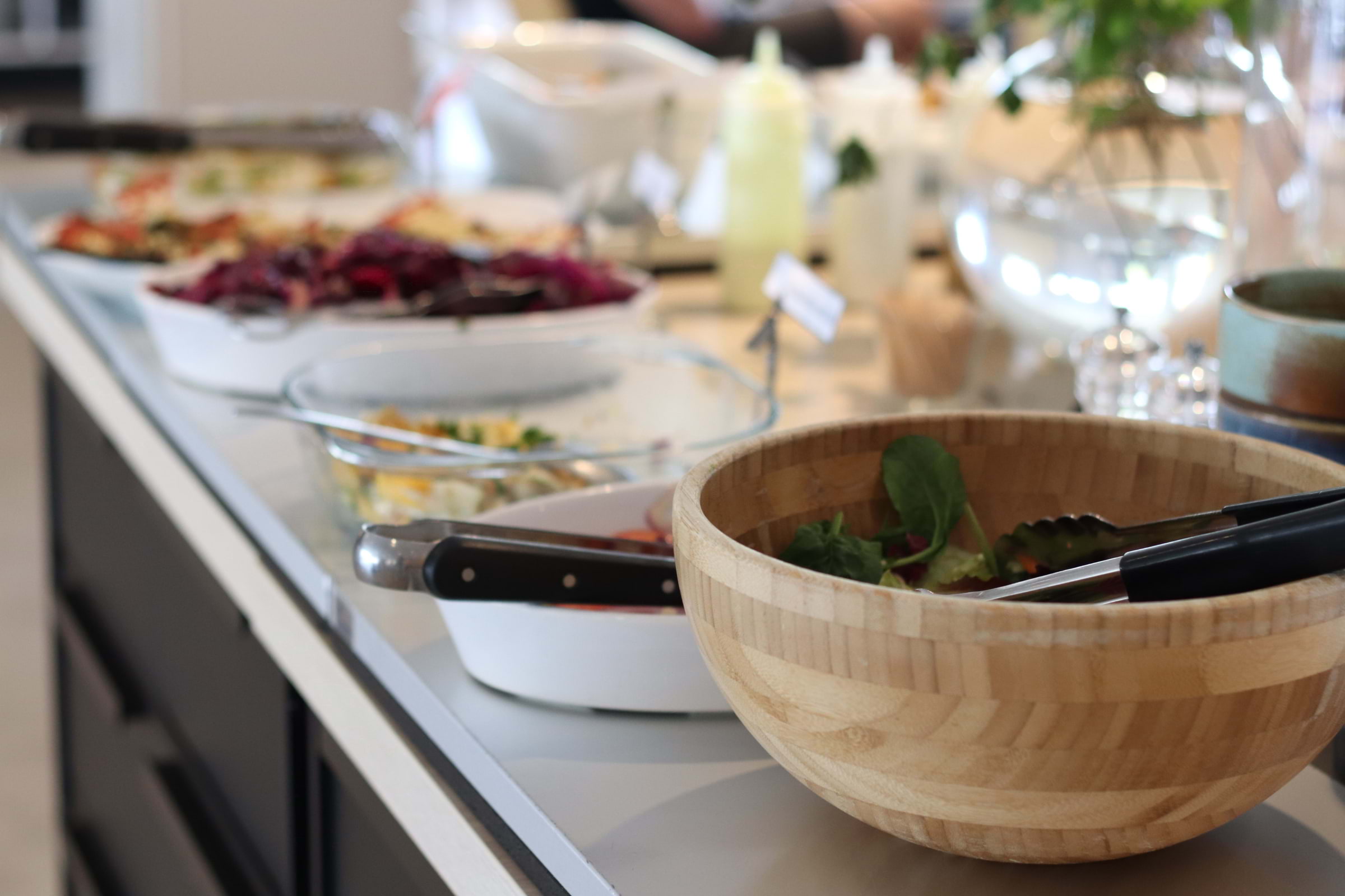 Salladsbuffé ingår i lunchpriset – Bild från Fyren Restaurang, Café & Konferens av Daniella Å. (2025-04-23)