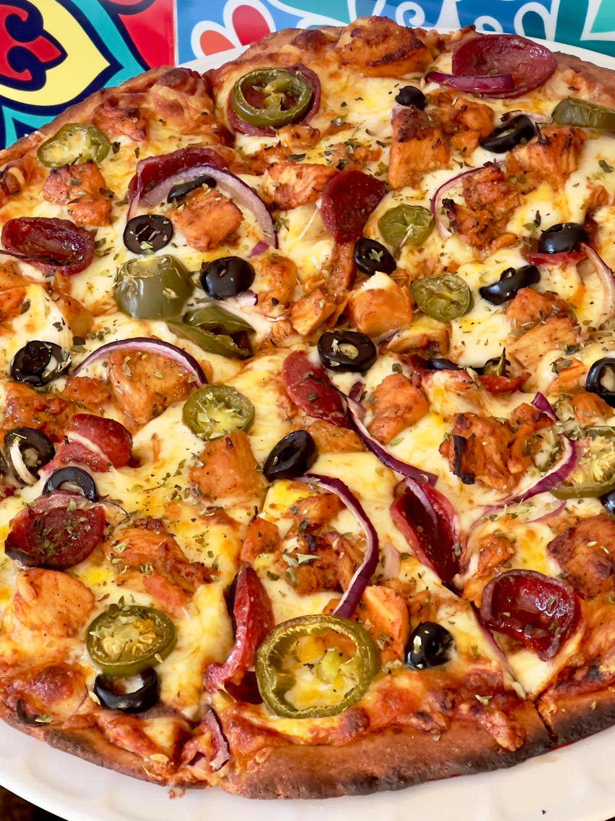 Chicken Tikka Pizza – Photo from Lahori Pizza by Shahzad A. (28/10/2024)