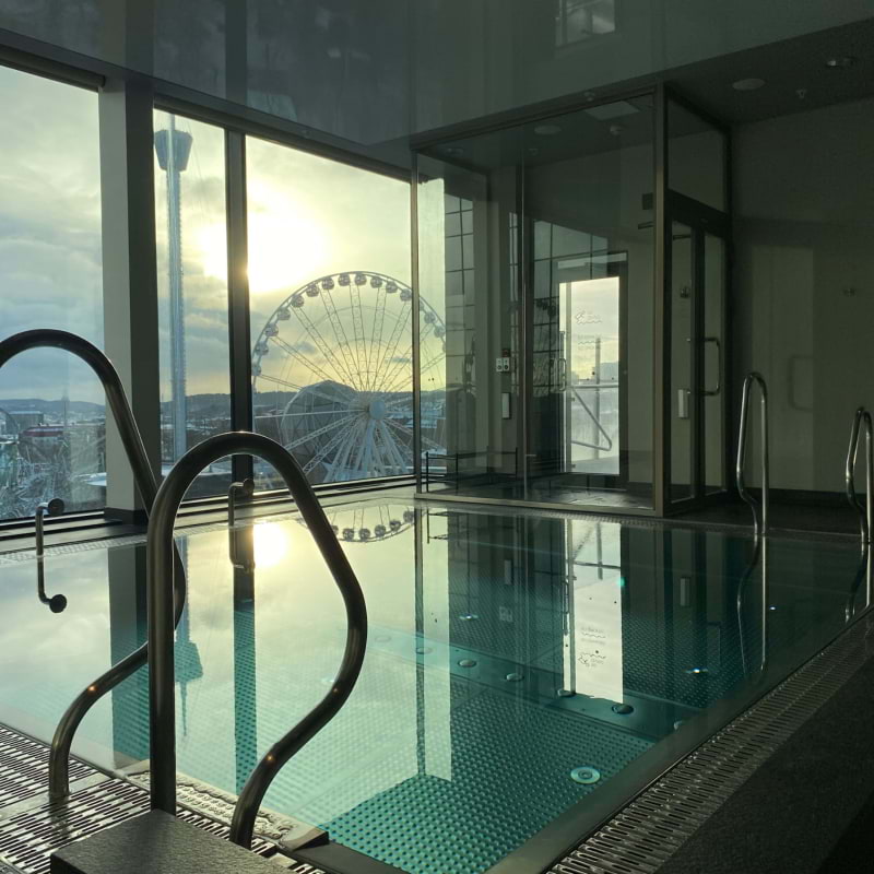 Vilken vyer vid poolen! – Photo from Upper House Spa by Anna L. (29/02/2024)