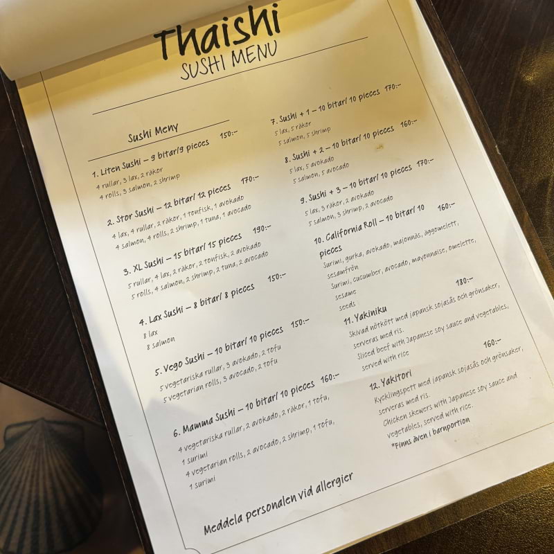 Meny &ndash; Photo from Thaishi by Lisa&nbsp;M. (12/07/2026)