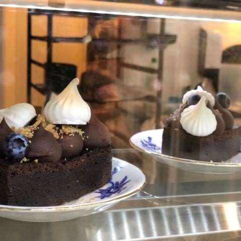 Brownie – Bild från Restaurang Handelshuset av Annelie V. (2019-05-05)
