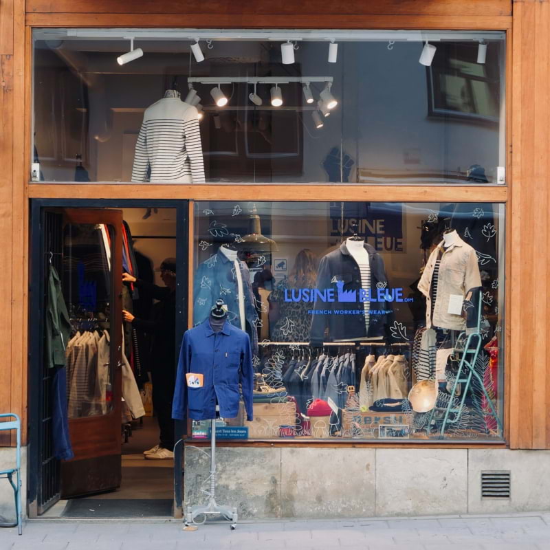 The shop L'Usine Bleue – Photo from L'Usine Bleue by Johan W. (29/03/2023)
