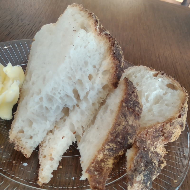 Bröd Innan maten ingår – Bild från Le Petit Cochon av Katarina D.