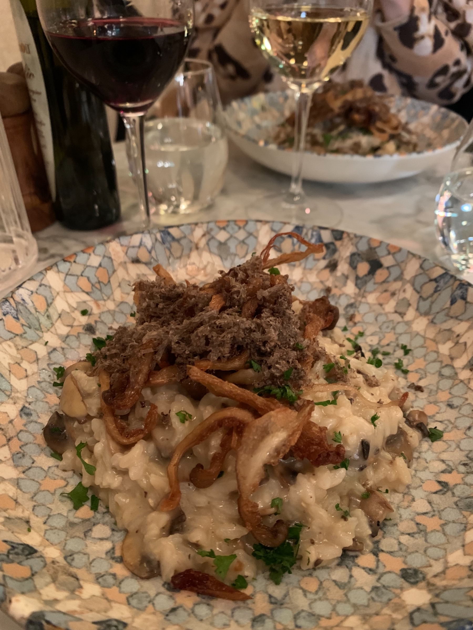 Risotto med svamp. – Photo from Lievito by Emmi A. (30/11/2021)