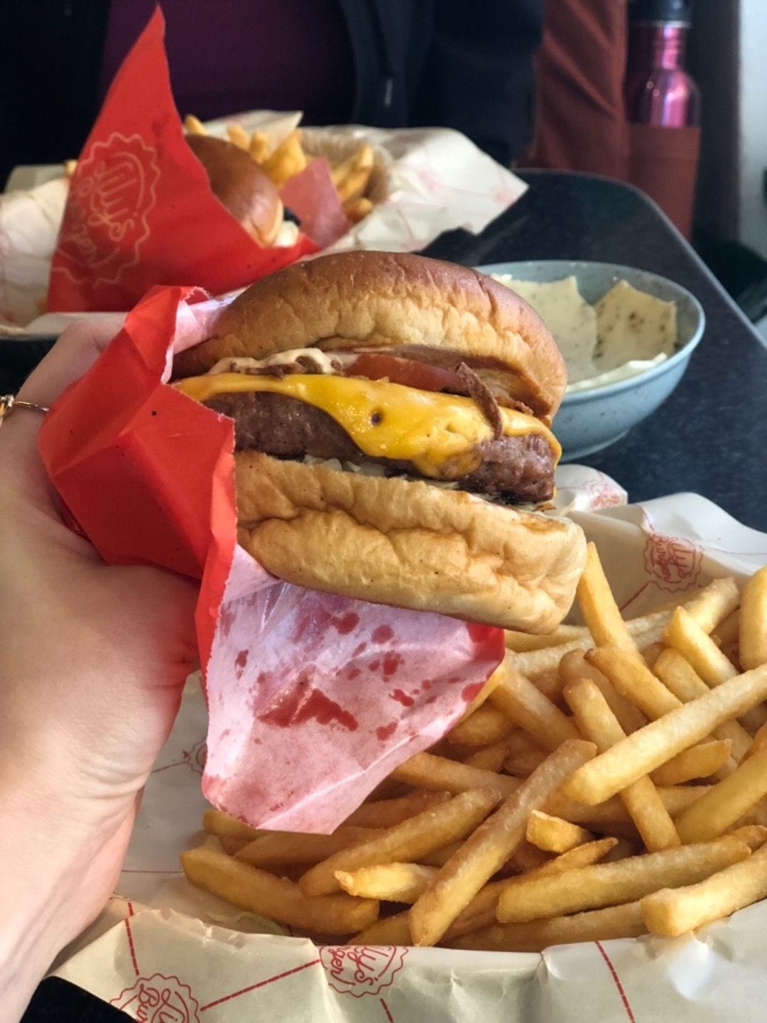 Vegan burgaren 🙌 – Bild från Lily's Burger Nytorget av Ida B. (2019-03-05)