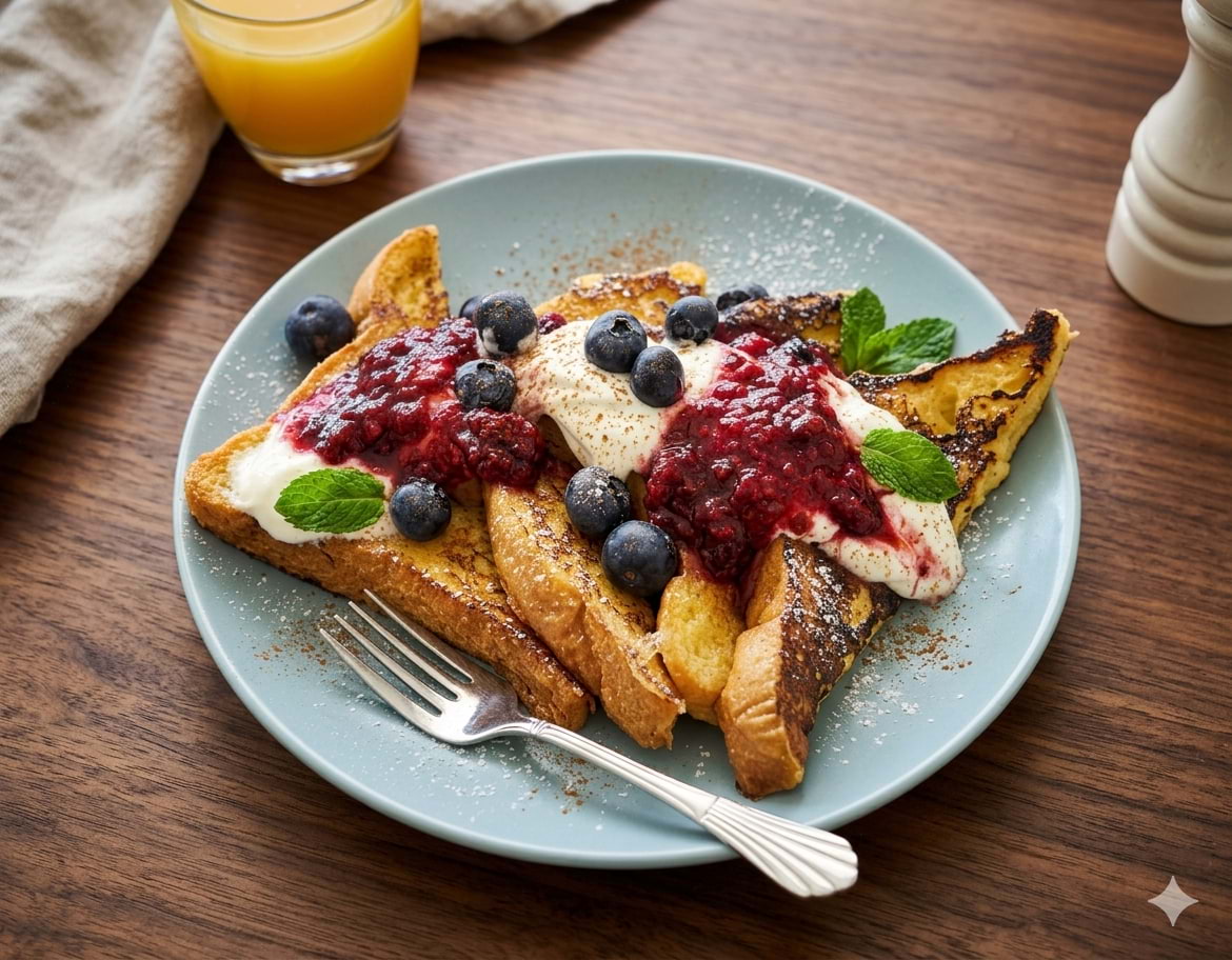 French Toast Wild Berries and Cream &ndash; Billede fra Anasa af Costas&nbsp;T. (09.06.2026)