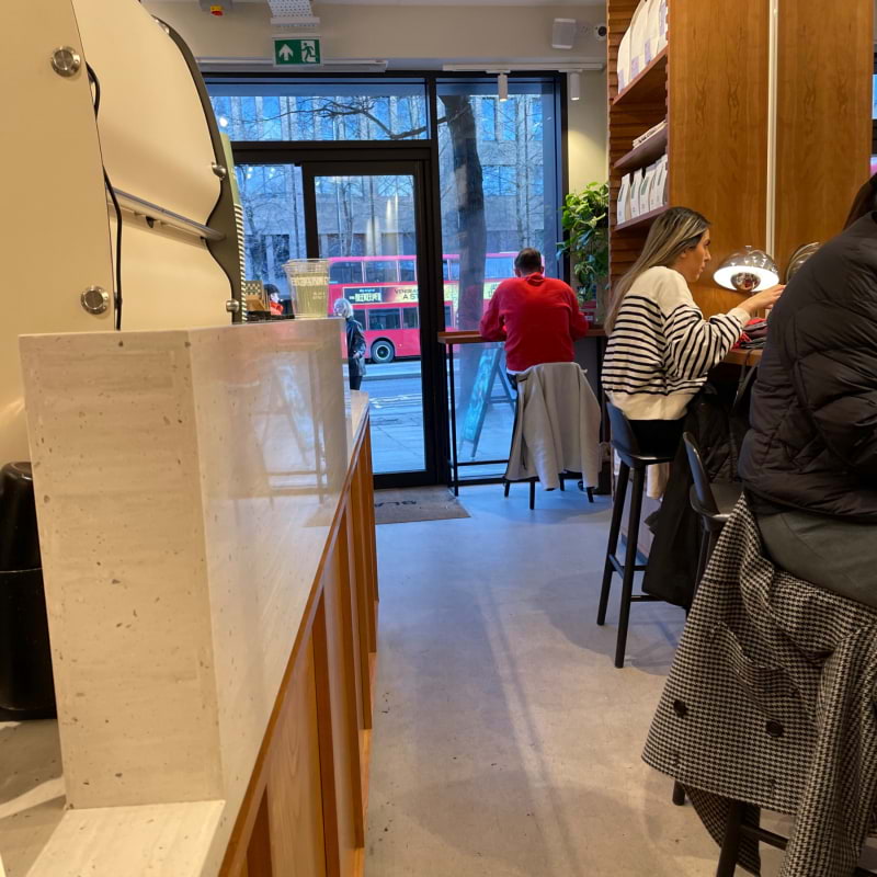 Photo from Blank Street Coffee Upper Street by Tamsin S. (22/01/2024)
