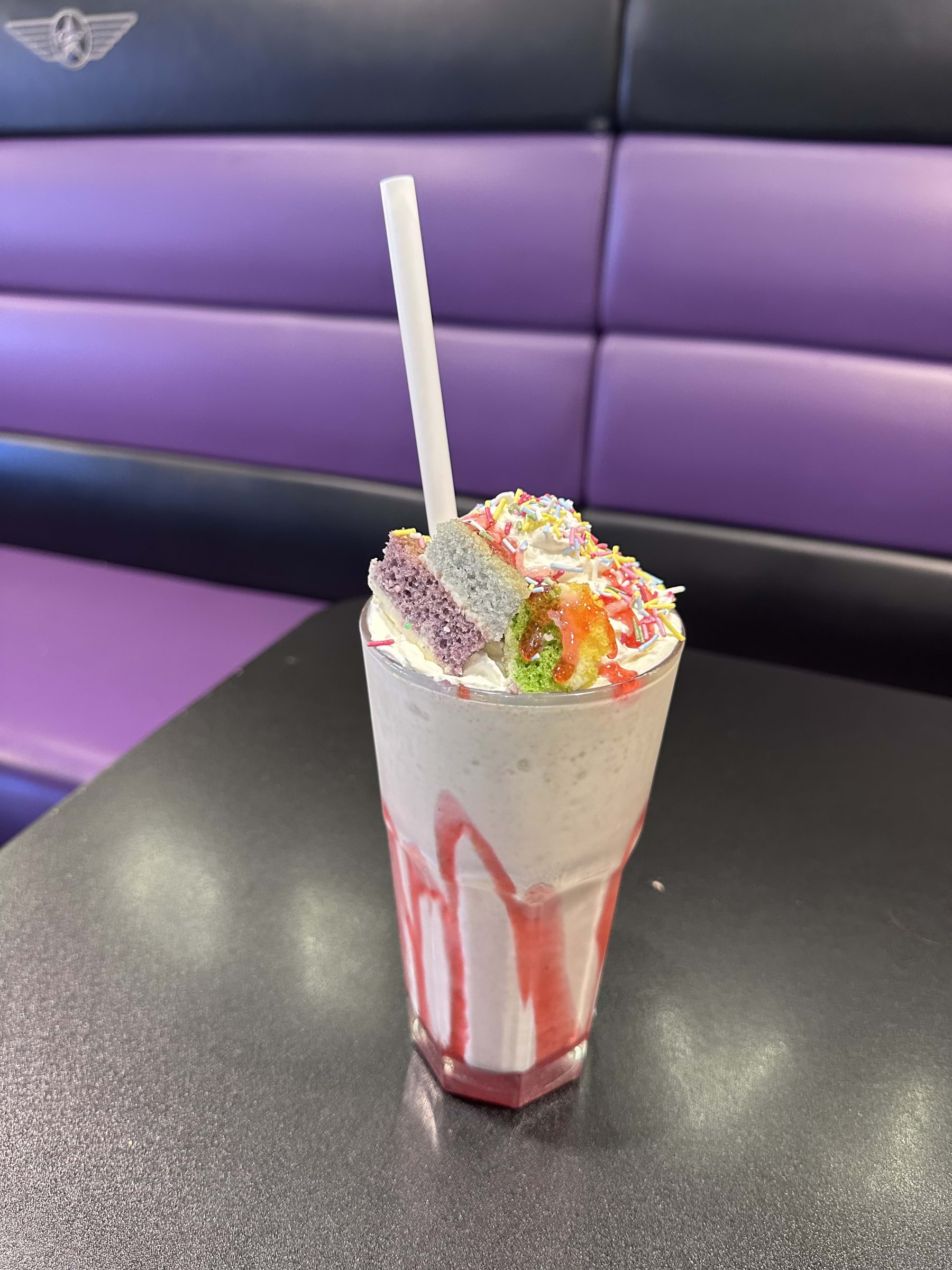 Birthday Cake Loaded Milkshake – Photo from Creams Cafe Walthamstow by Daniel S. (21/10/2024)