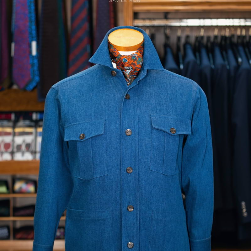 Travel overshirt, cut/made at 10 Savile Row – Bild från Dege & Skinner av Cass S. (2026-02-16)