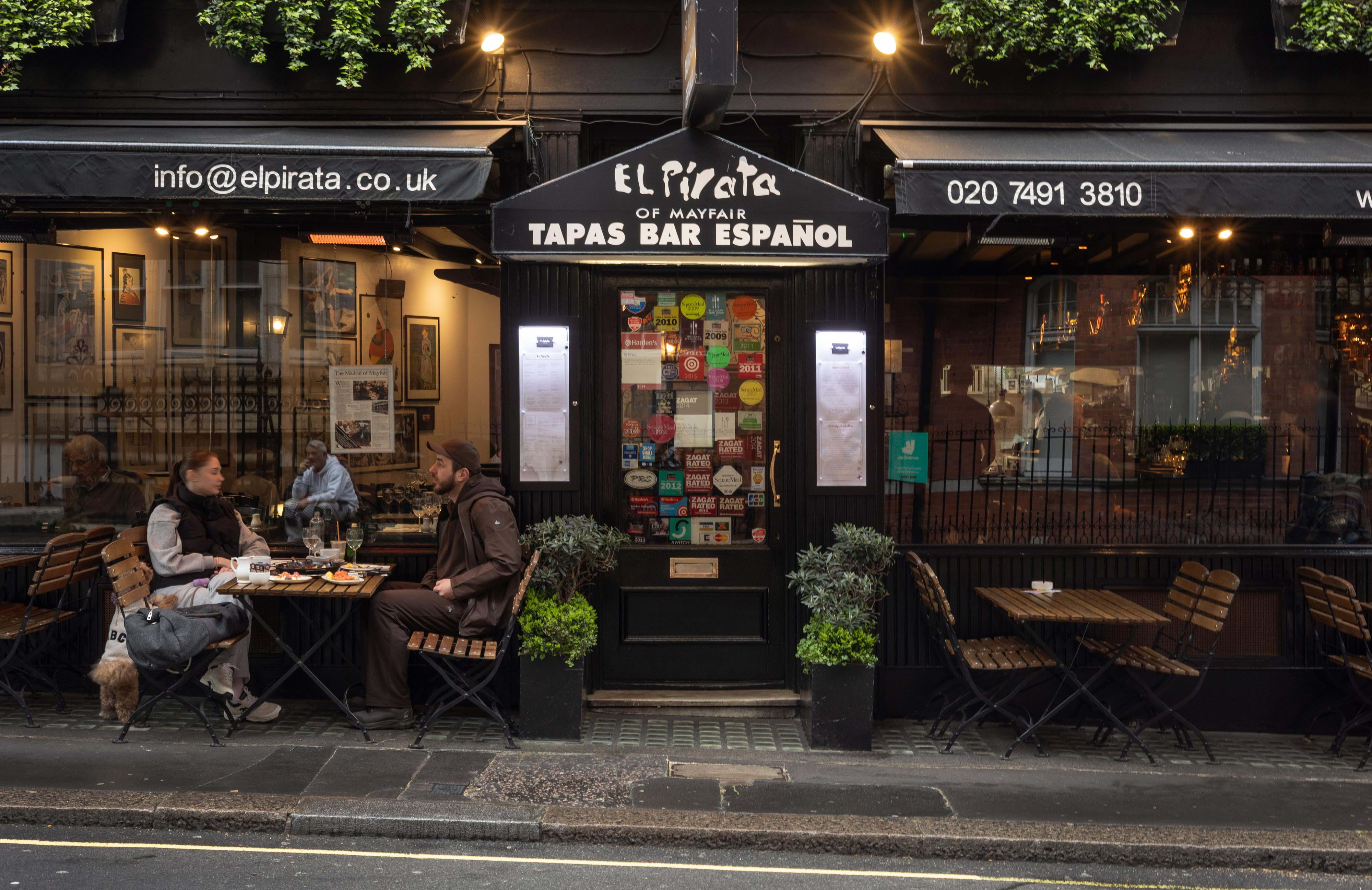 El Pirata of Mayfair – Vegetarian restaurants in Mayfair