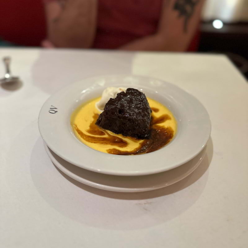 Sticky toffee pudding – Photo from Quo Vadis by Daniel S. (14/01/2024)
