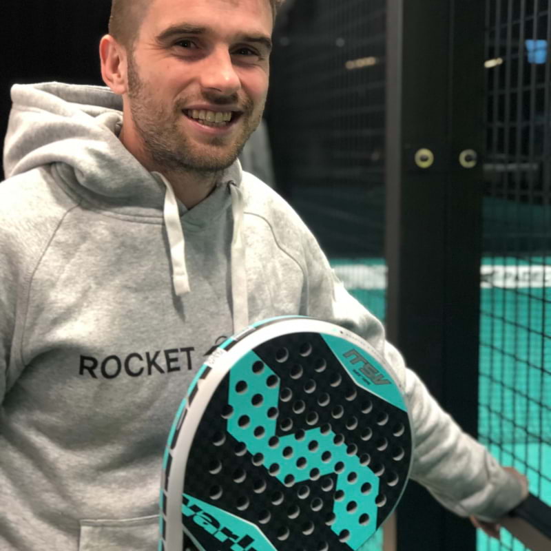 manager Oskar Wynne – Photo from Rocket Padel Ilford by James W. (11/04/2024)