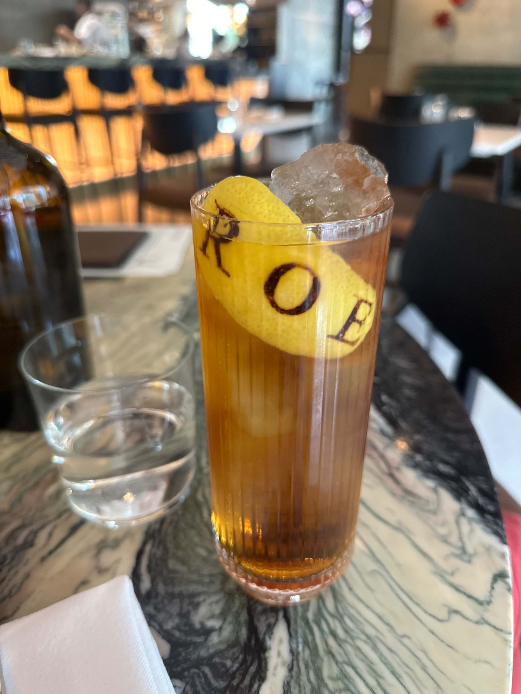 Roe iced tea – Photo from Roe Restaurant by Daniel S. (13/07/2024)