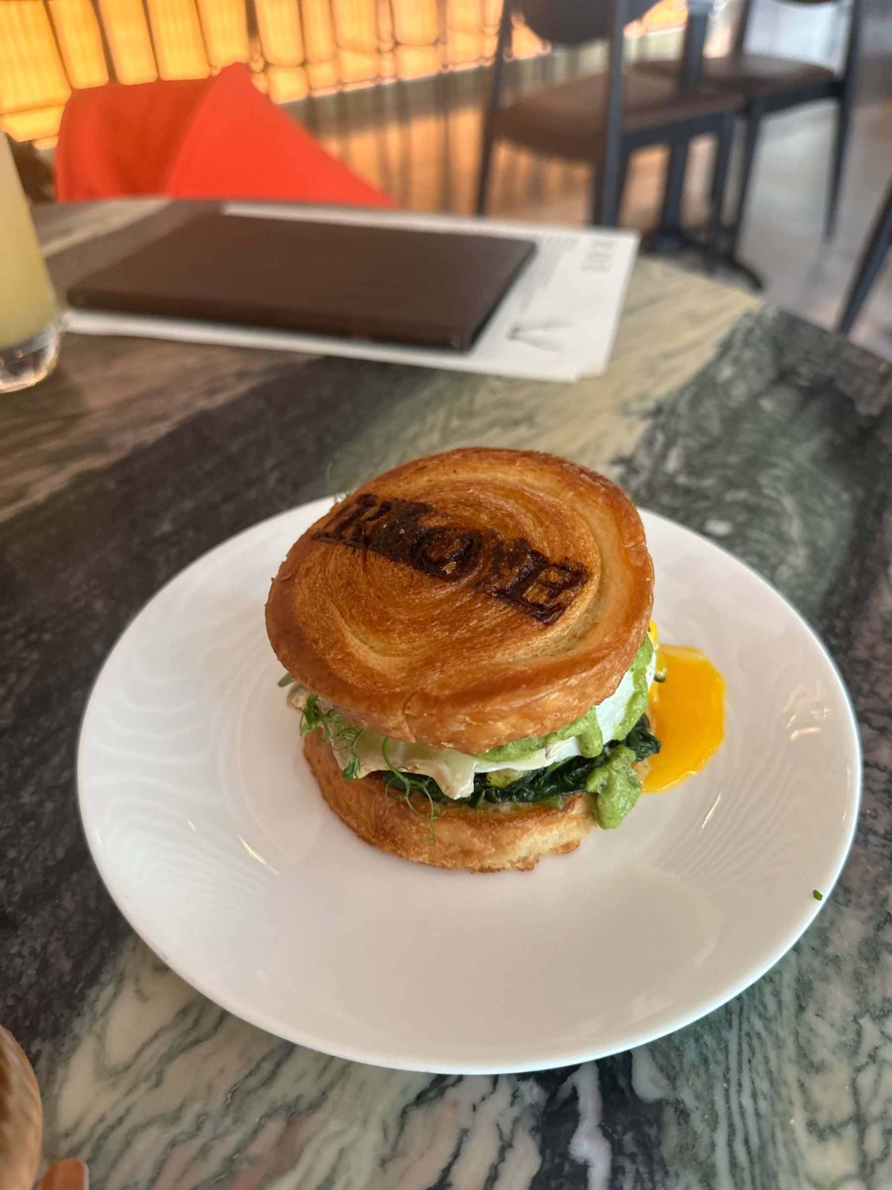 Summer vegetable croissant royale – Photo from Roe Restaurant by Daniel S. (13/07/2024)