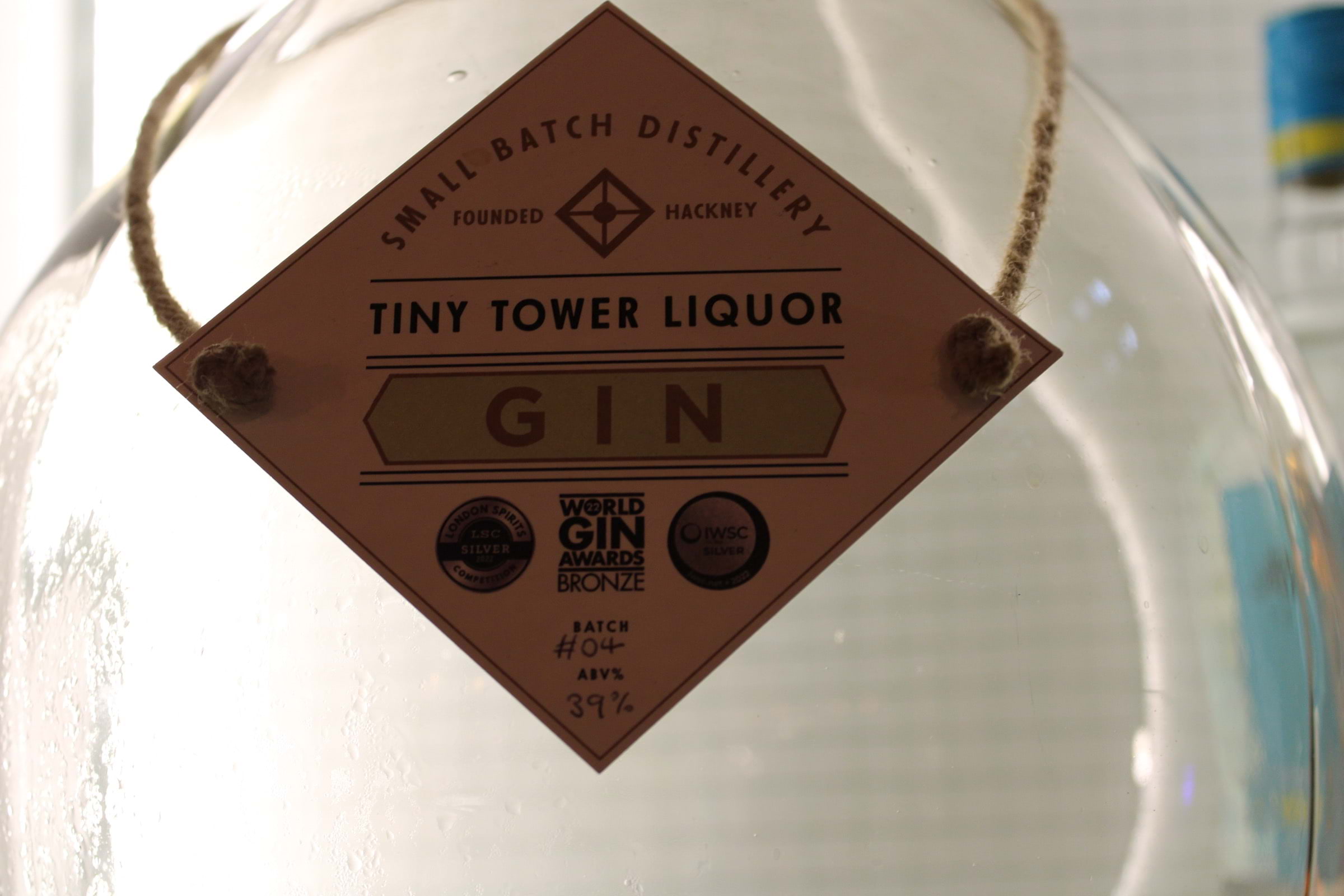 Tiny Tower Small Batch Gin – Photo from Serata Hall by Stephanie J. (06/07/2023)