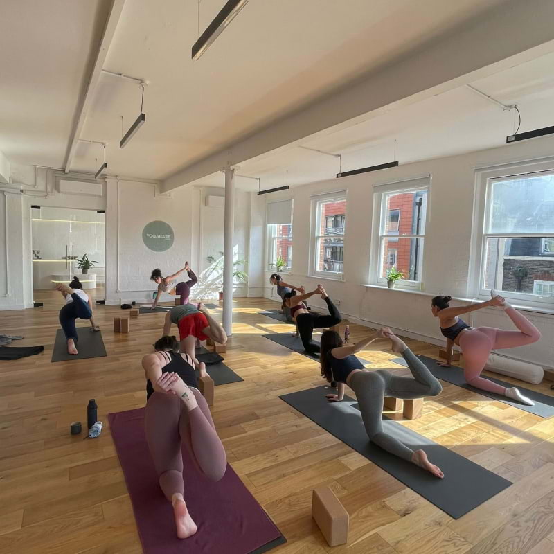 group of people doing yoga  – Bild från Yoga Base av Hayley E. (2024-03-19)