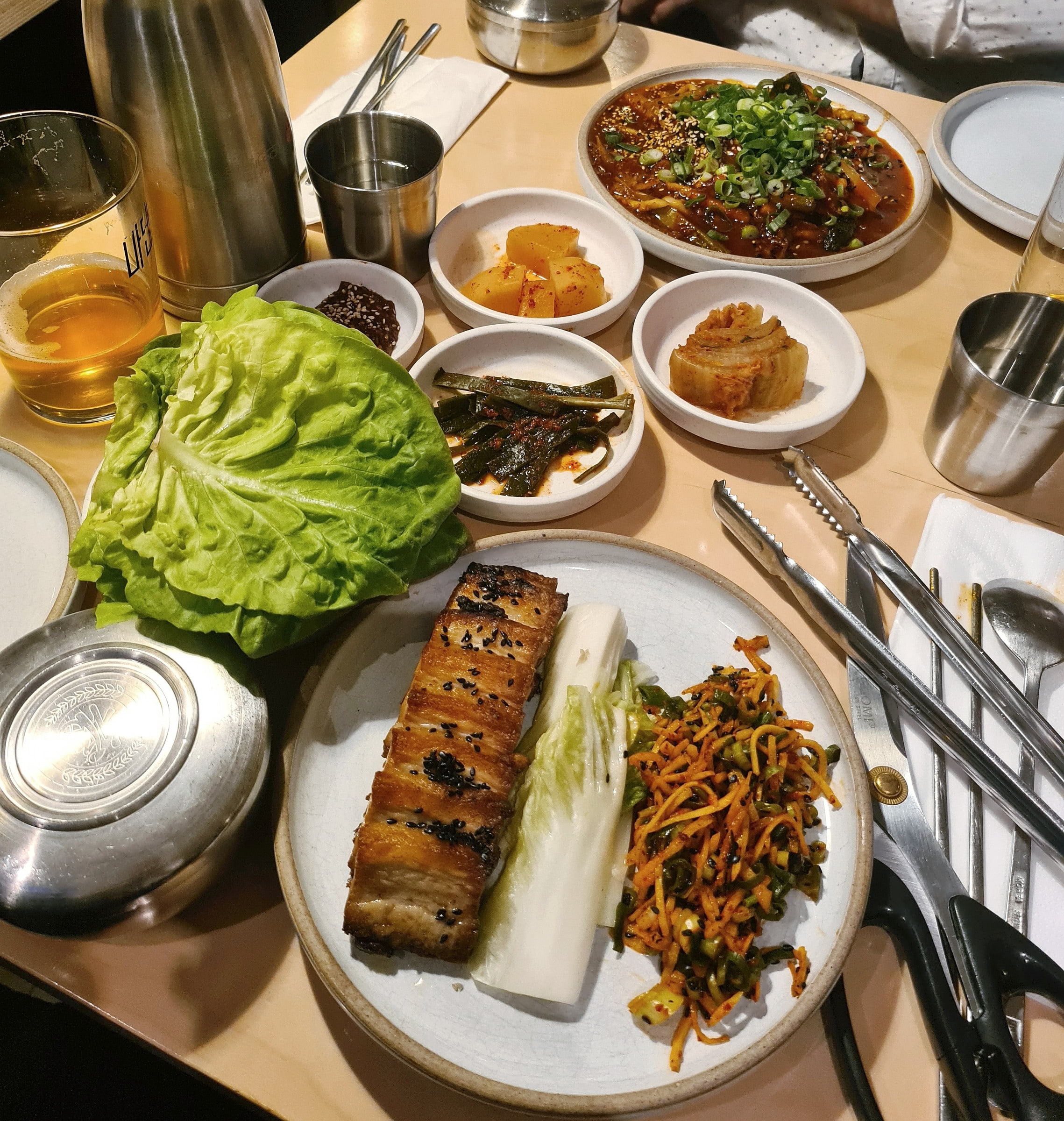 Pork belly and Spicy stir fried squid – Photo from Madam by Christine H. (24/04/2022)