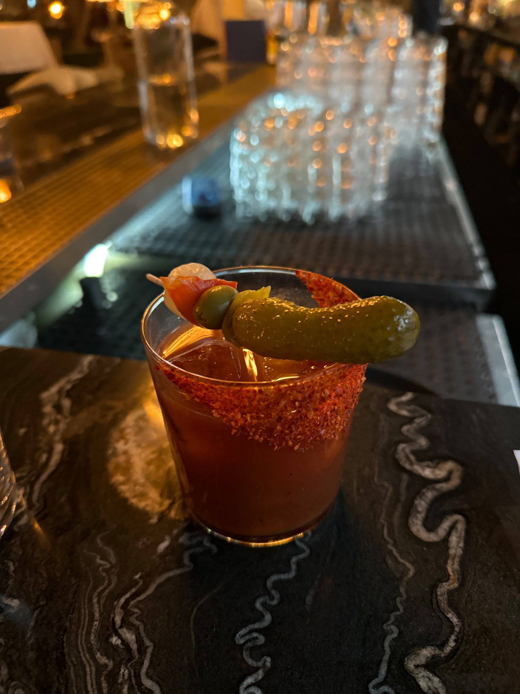 Bloody mary-drink – Photo from Mister French by Fredrik J. (18/02/2023)