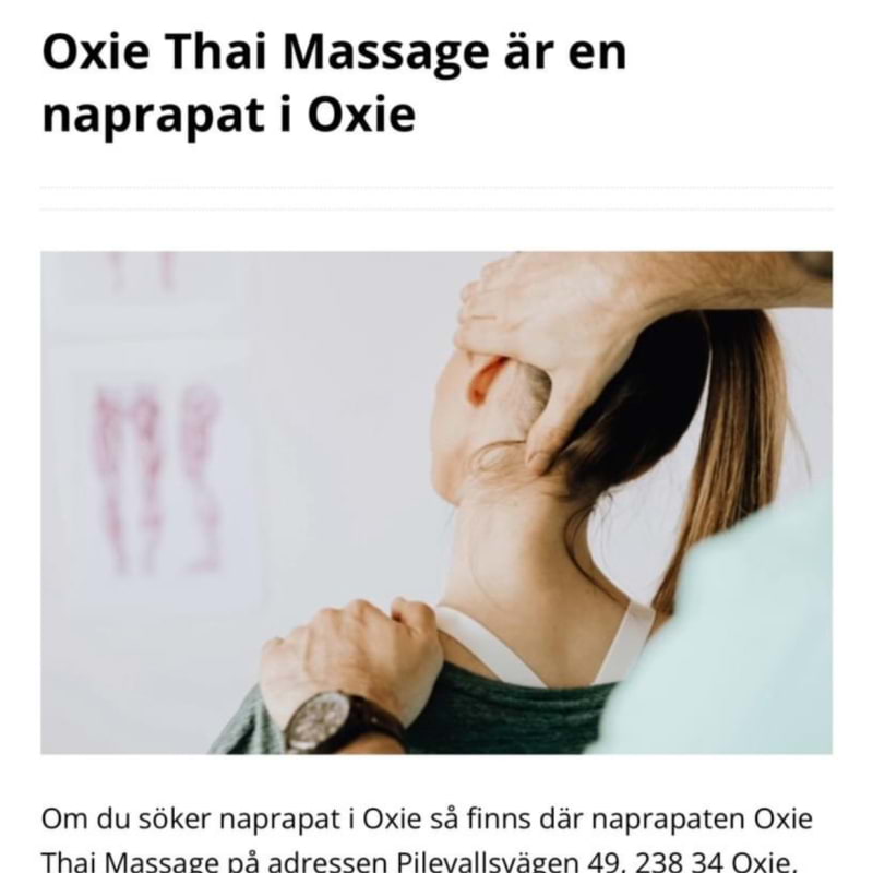 Photo from Oxie Thai Massage by Maliwan N. (05/06/2024)