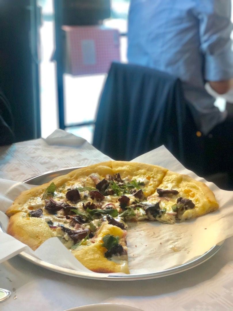 Kantarellpizza  – Photo from Restaurang Marco's by Annelie V. (18/08/2019)
