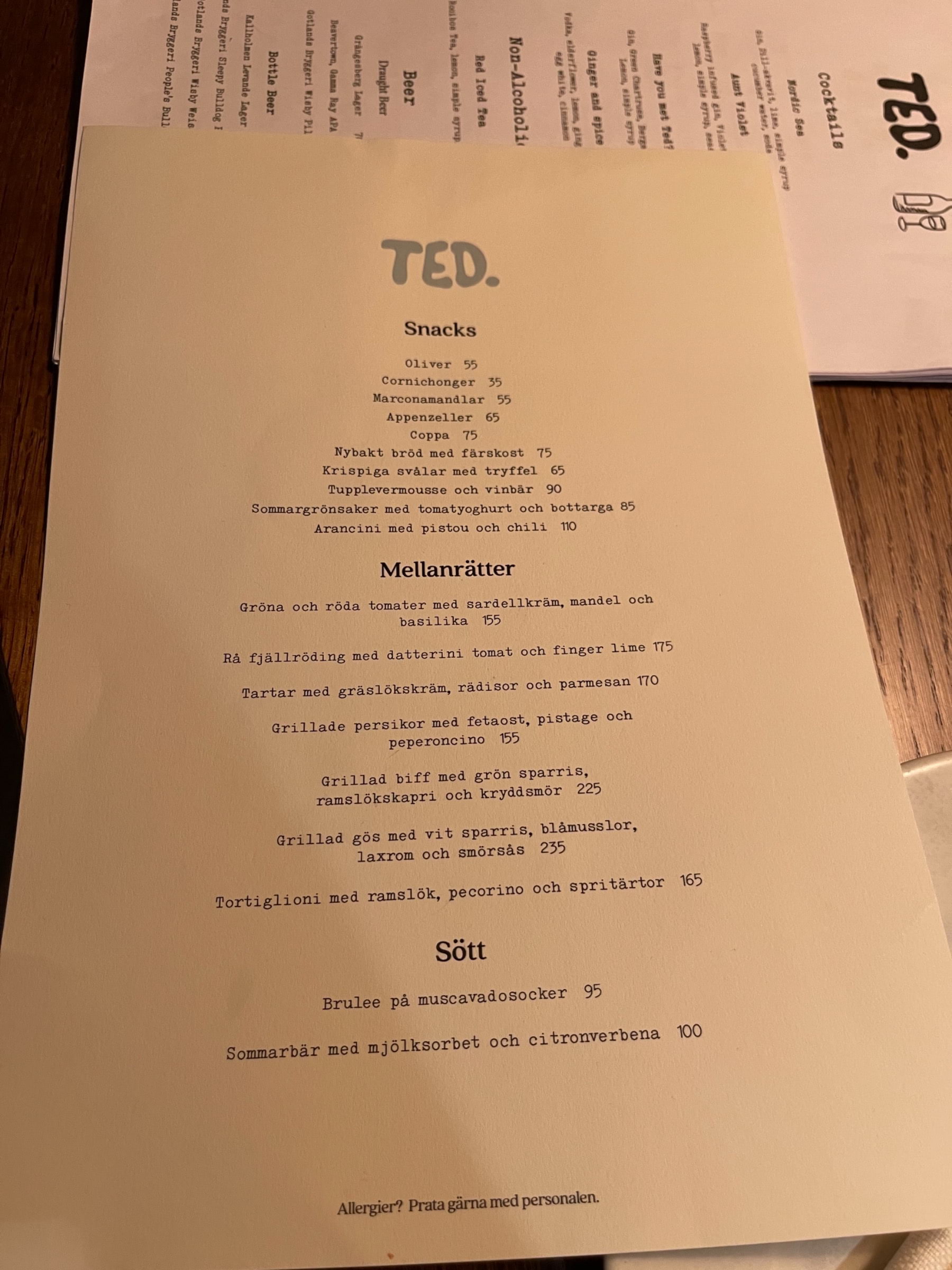 Photo from Restaurang Ted by Marcus C. (10/06/2021)