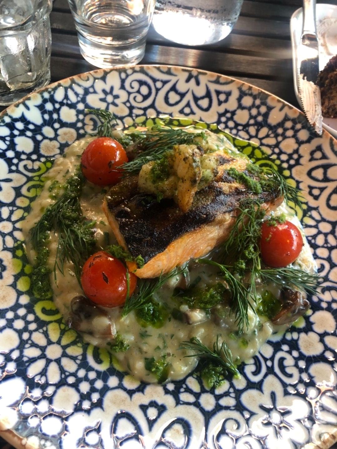 Risotto med röding  – Photo from Restaurang Marco's by Annelie V. (31/05/2019)